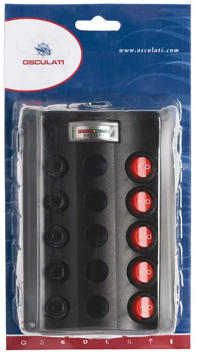 Električna ploča Wave design sa prekidačima "a bascula" LED