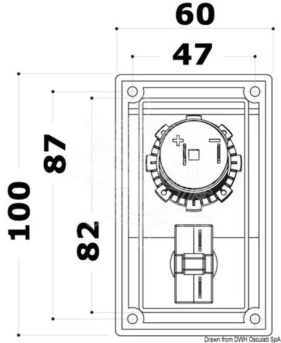 modul dodatni za panele - dupli USB