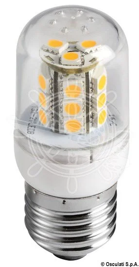 žarulja LED SMD vrat E27 sa staklenim poklopcem za LED - 12/24V 2,5W