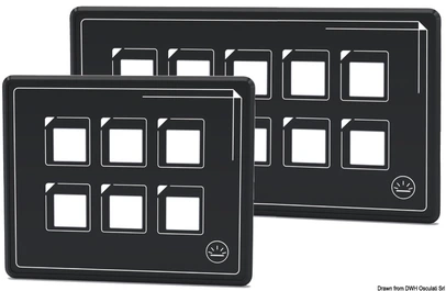 električna ploča - panel touch-control ultra tanak - 10 prekidača