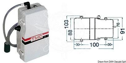pumpa za ozračivanje posuda sa ulovom TMC - na baterije