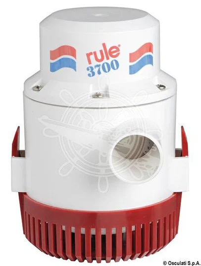 pumpa RULE Maxi na uranjanje - model 3700 (16 A), 237l/min, 24V