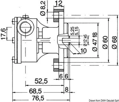 pumpa NAUCO - tip FPR038/034, priključak 3/8"