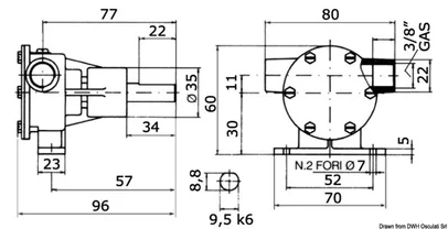 pumpa NAUCO - model FPM001, priključak 3/8"