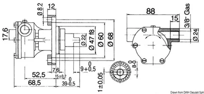 pumpa NAUCO - tip FPR236, priključak 3/8"