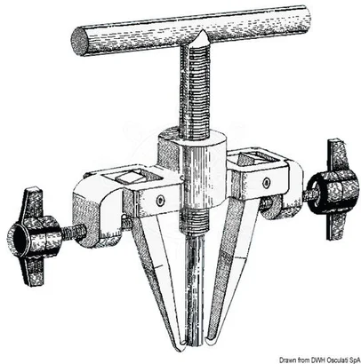 izvlakač - inox za impelere od neoprena - za pumpe sa priključkom preko 1"