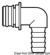 priključak brzi na pritisak EUROPUMP 19 mm od 90°