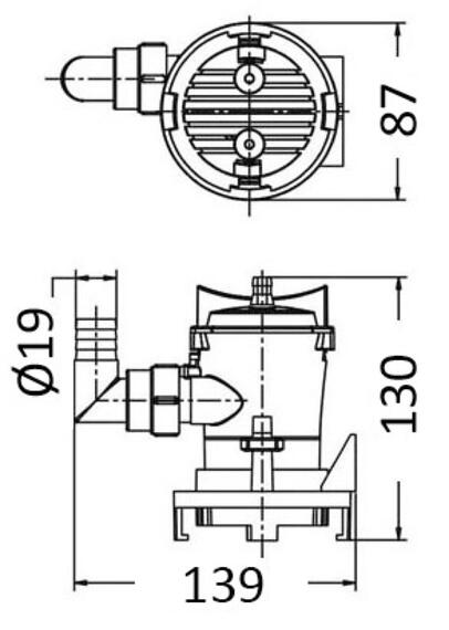 Pumpa centrifugalna Europump za ozračivanje posuda sa ulovom