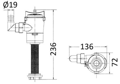 Pumpa centrifugalna Europump za ozračivanje posuda sa ulovom