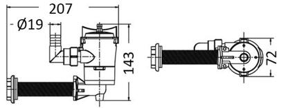 Pumpa centrifugalna Europump za ozračivanje posuda sa ulovom