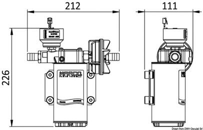 Pumpa vode automatska s elektronskom kontrolom Marco