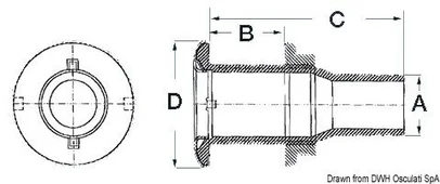 ispust sa nepovratnim ventilom 1'' 1/2, 38 mm