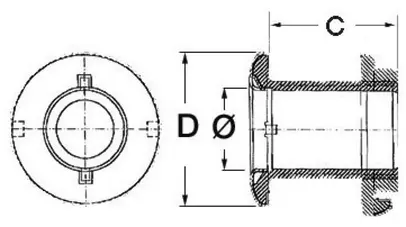 Ispust u more sa navojem