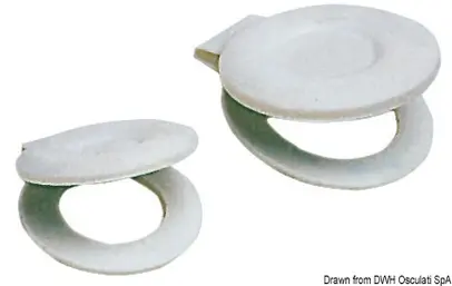 Nepovratni ventil od plastike za ispuste u more od inoxa i mesinga