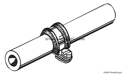 obujmica inox gumirana 65 mm