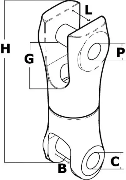 Okretna spojka Maxi za sidra