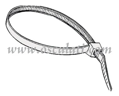 obujmica od bijele plastike 178 mm