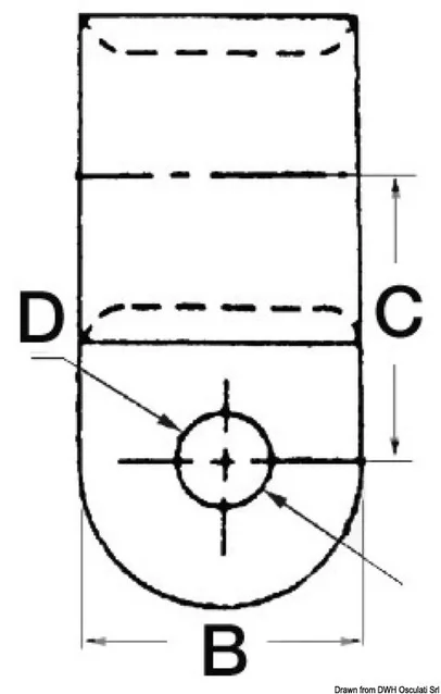 uvodnica od plastike 16 mm