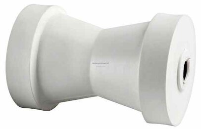 centralni valjak držač kobilice - plastična jezgra 80 x 130 mm - bijeli