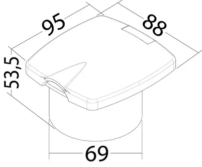 Ulaz za slatku vodu ugradbeni New Edge