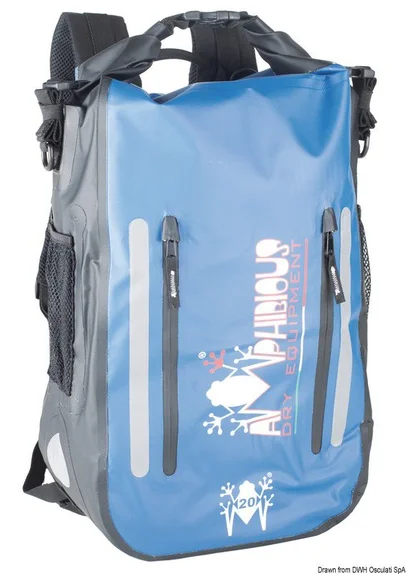 ruksak vodonepropusni kompaktni AMPHIBIOUS Cofs - 20l, plavi