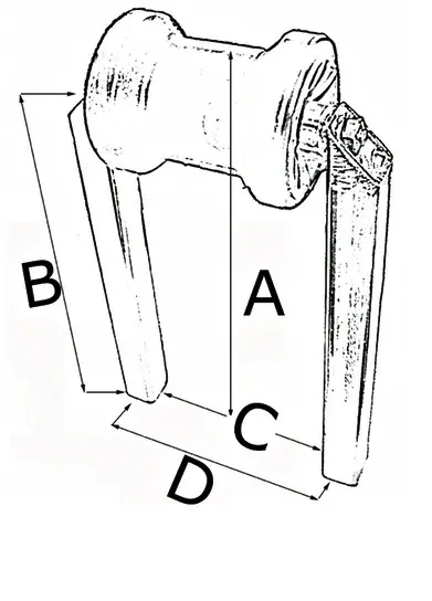 Centralni valjak fiksni s dvostrukom cijevi