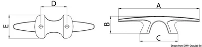 bitva BULL DOG - sjajni inox, 255 mm