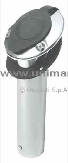 nosač štapa za pecanje - inox, nagnut pod 75°, 230 mm