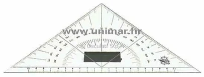 nautički trokut od plexiglasa