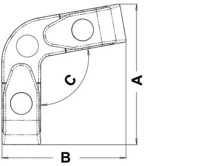 Zjevača kutna sa koloturima
