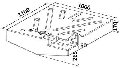 Spremnik za benzin od mrežastog polietilena