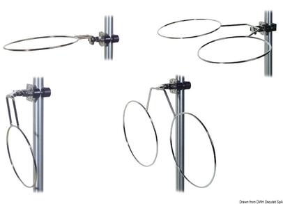 Držači bokobrana od inoxa preklopni tip