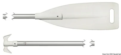 veslo s lopaticom od ABS-a - 130 cm