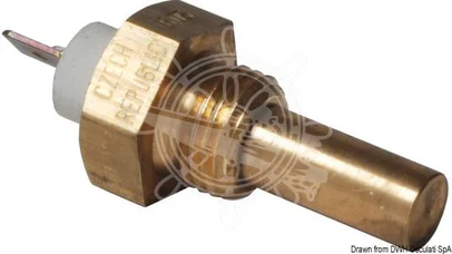 senzor temperature vode VDO - 70°-120°, 1/8''-27NPT, polovi na masi