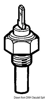 senzor temperature vode VDO - 70°-120°, 1/8''-27NPT, polovi na masi