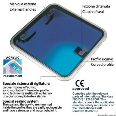 Prozor Lewmar Low Profile