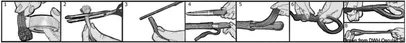 pletenica za bokobrane 32 struka 10 mm plava