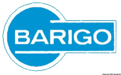 barometar BARIGO Regatta - sjajni mesing, plavi