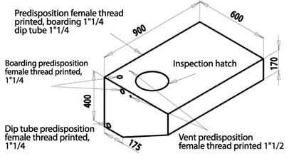 Tvrdi spremnici za pitku vodu visokog kapaciteta
