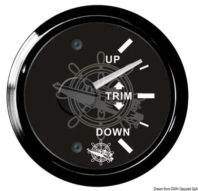 pokazivač TRIM - crni, signal 0-190