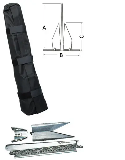 Sidro Fortress sklopivo od čvrste anodizirane legure