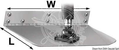 kit flapsova LENCO Standard Mount - 12 V, 229x305 mm