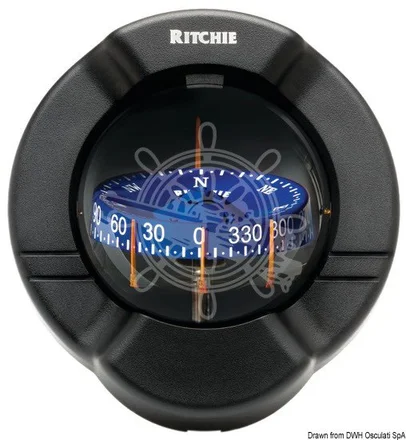 kompas RITCHIE Venturi Sail 3" 3/4 - plavi, tijelo crno