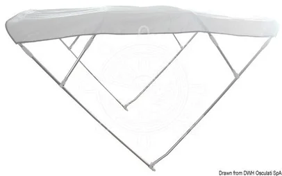 tenda - BIMINI DEEPTH - 4 luka, širina 190/200 cm, bijela