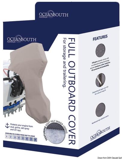 Zaštitni pokrivač za vanbrodski motor 2/4- taktni OCEANSOUTH