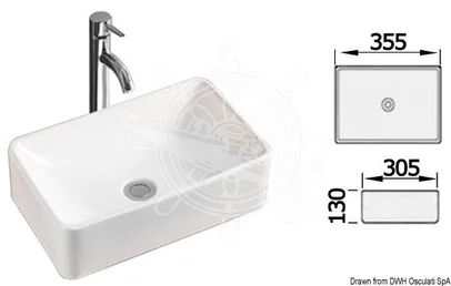 umivaonik Square - 365x315x130 mm