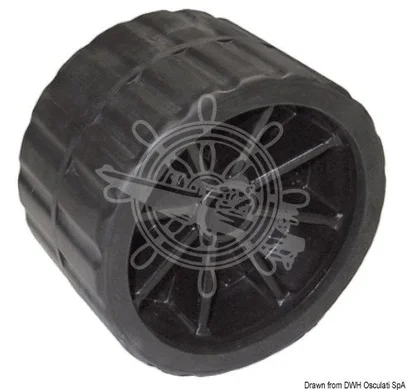 bočni valjak - tehnopolimer jezgra 120 x 75 x 18,5 mm - crni