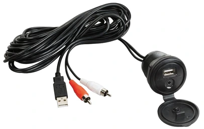 rezervni kabel USB-AUX s vodonepropusnim poklopcem