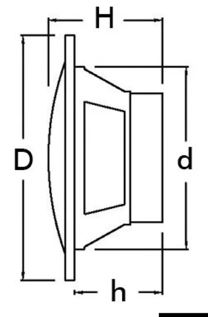 par zvučnika s dvostrukim konusom - 3'', 20x2 W, bijeli