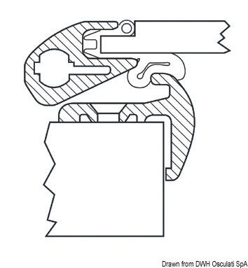 prozor LEWMAR LP size 54 Hatch- samodržećim staklom